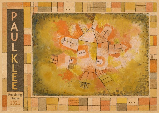 Paul Klee Revolving House No3 - Póster