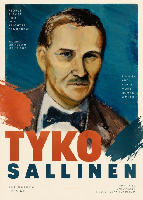 Tyko Sallinen Portrait of a Man I No4 - Póster