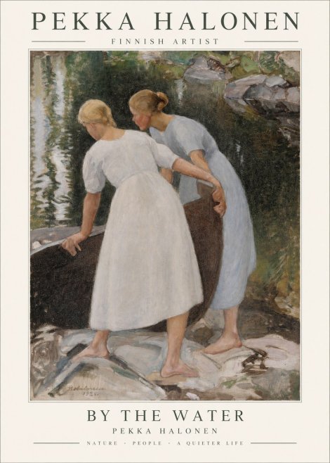 Pekka Halonen By the Water No1 - Póster
