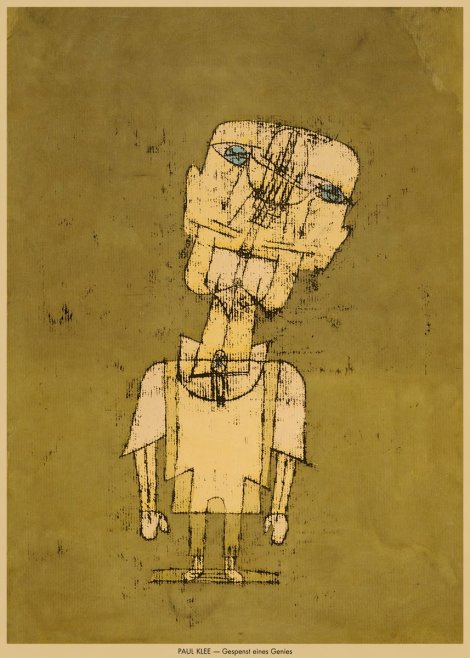 Paul Klee Gespenst Eines Genies No6 - Póster