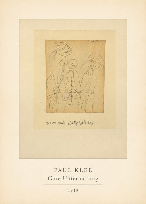 Paul Klee Gute Unterhaltung No4 - Póster