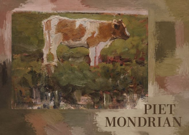Piet Mondrian Cow No4 - Póster