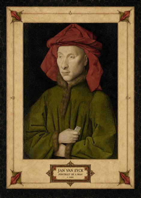 Jan van Eyck Portrait of a Man I No3 - Póster