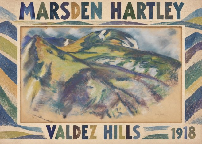 Marsden Hartley Valdez Hills No2 - Póster