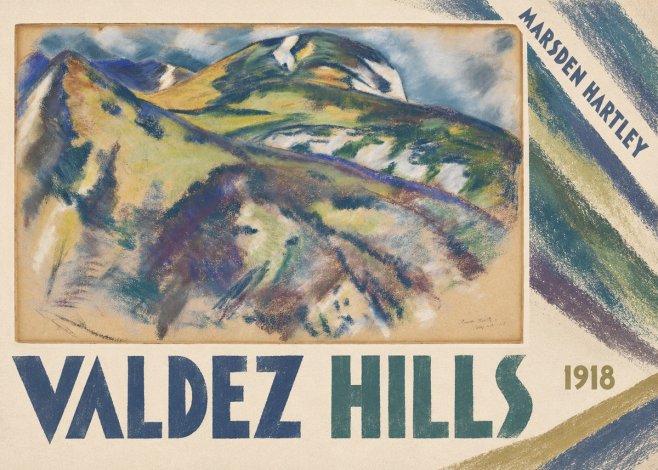 Marsden Hartley Valdez Hills No4 - Póster