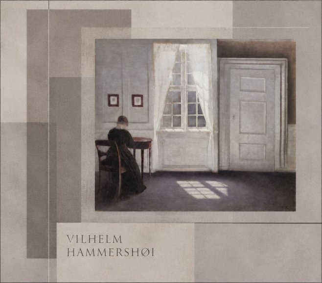Vilhelm Hammershøi Interior with a Woman at a Table No5 - Póster