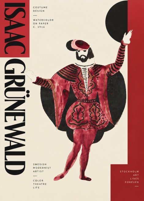 Isaac Grünewald Costume Design II No4 - Póster