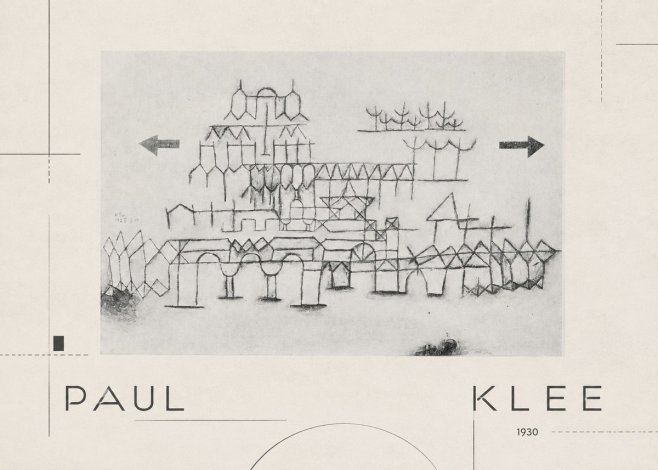 Paul Klee Architektur No2 - Póster