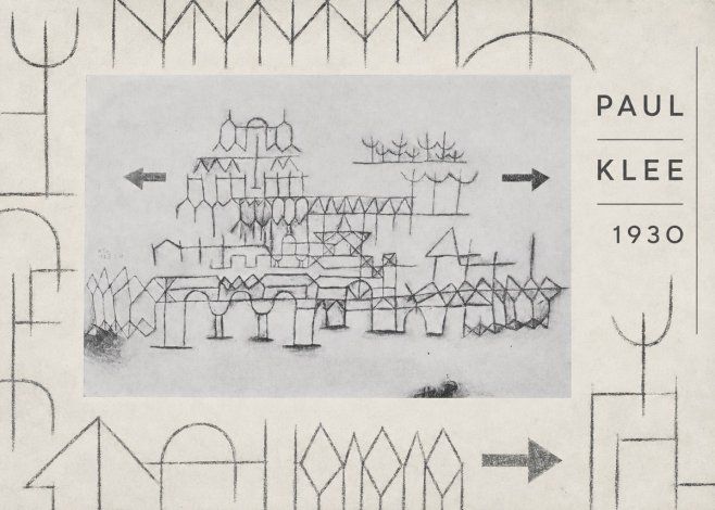 Paul Klee Architektur No6 - Póster