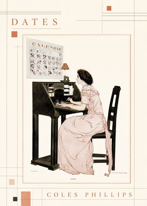 Coles Phillips Dates No4 - Póster