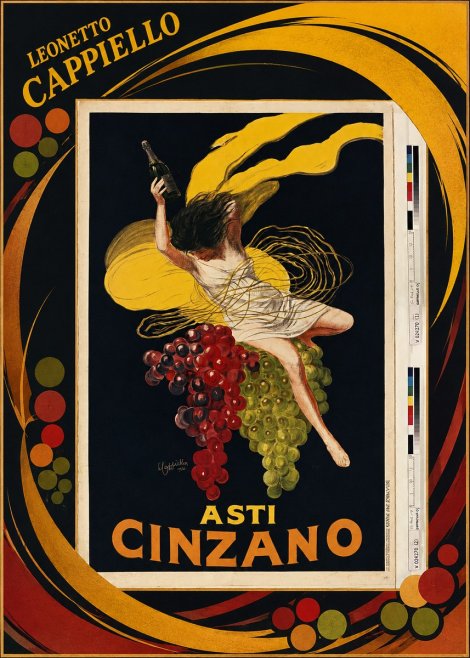 Leonetto Cappiello Asti Cinzano I No4 - Póster