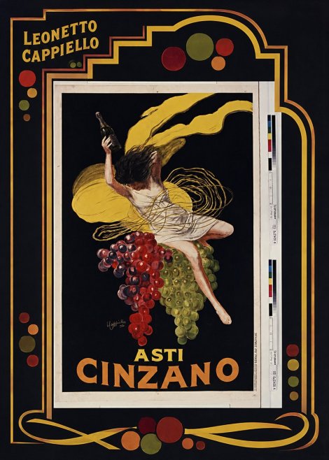 Leonetto Cappiello Asti Cinzano I No5 - Póster