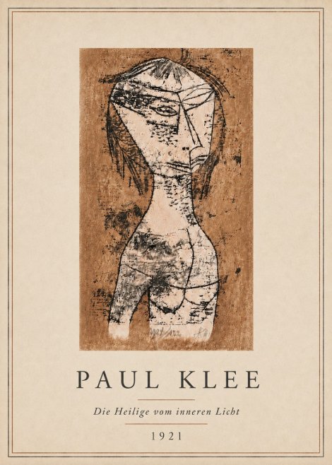 Paul Klee Die Heilige Vom Inneren Licht I No5 - Póster