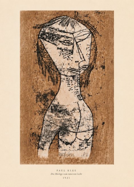 Paul Klee Die Heilige Vom Inneren Licht I No6 - Póster