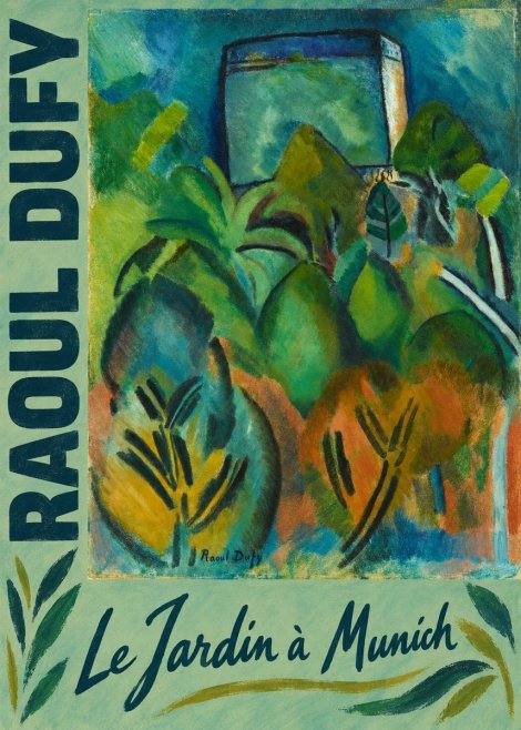 Raoul Dufy Le Jardin À Munich No2 - Póster