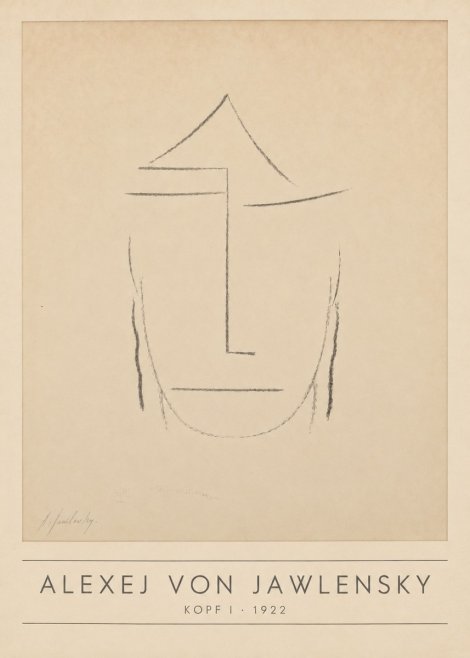 Alexej von Jawlensky Kopf I No1 - Póster