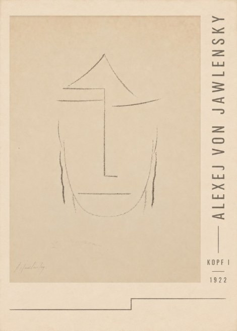 Alexej von Jawlensky Kopf I No3 - Póster