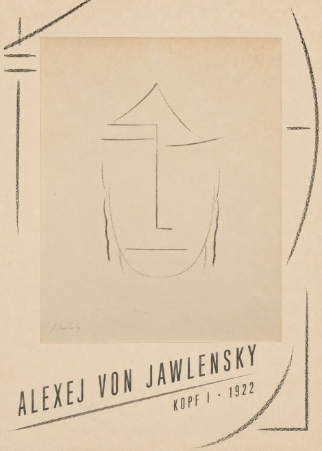 Alexej von Jawlensky Kopf I No4 - Póster