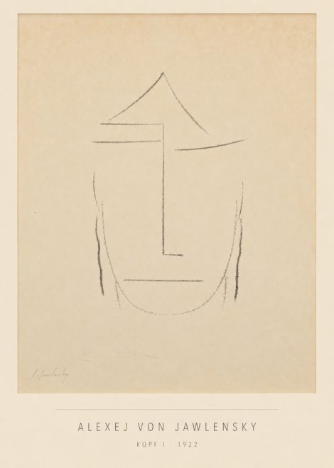 Alexej von Jawlensky Kopf I No5 - Póster