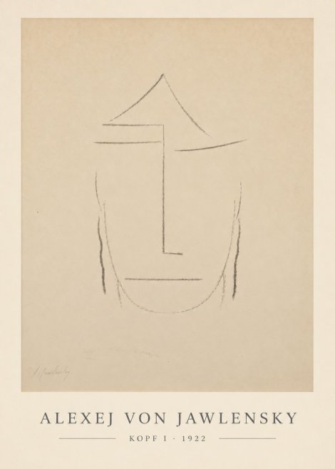 Alexej von Jawlensky Kopf I No6 - Póster