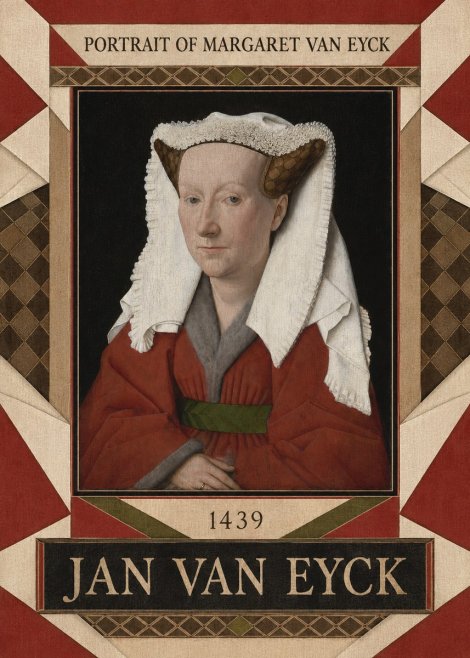 Jan van Eyck Portrait of Margaret Van Eyck I No4 - Póster