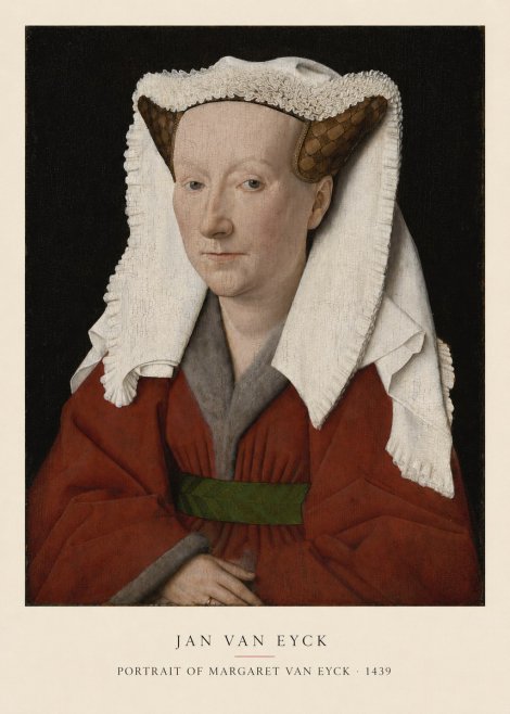 Jan van Eyck Portrait of Margaret Van Eyck I No5 - Póster