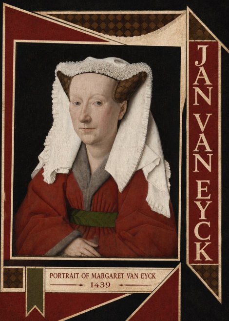 Jan van Eyck Portrait of Margaret Van Eyck I No6 - Póster