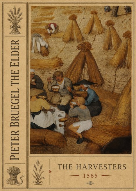 Pieter Bruegel The Harvesters I No2 - Póster