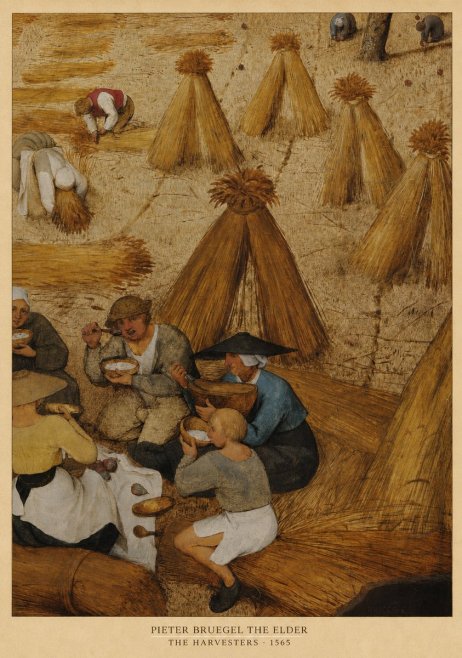 Pieter Bruegel The Harvesters I No4 - Póster
