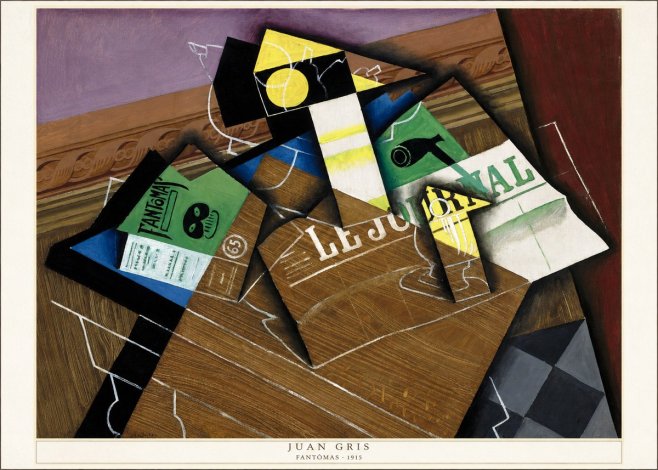 Juan Gris Fantômas II No6 - Póster