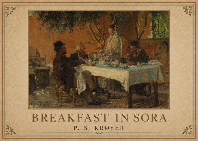 P.S. Krøyer Breakfast in Sora No1 - Póster