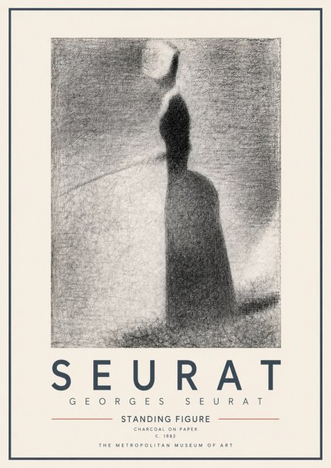 Seurat Standing Figure No4 - Póster
