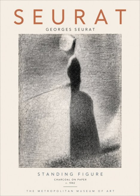 Seurat Standing Figure No6 - Póster