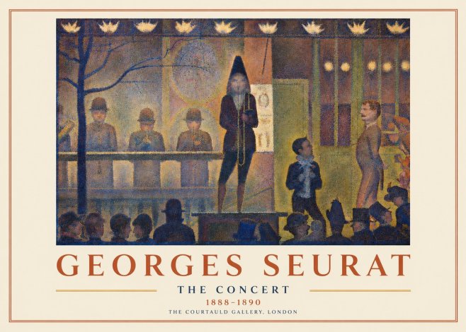 Seurat The Concert No3 - Póster