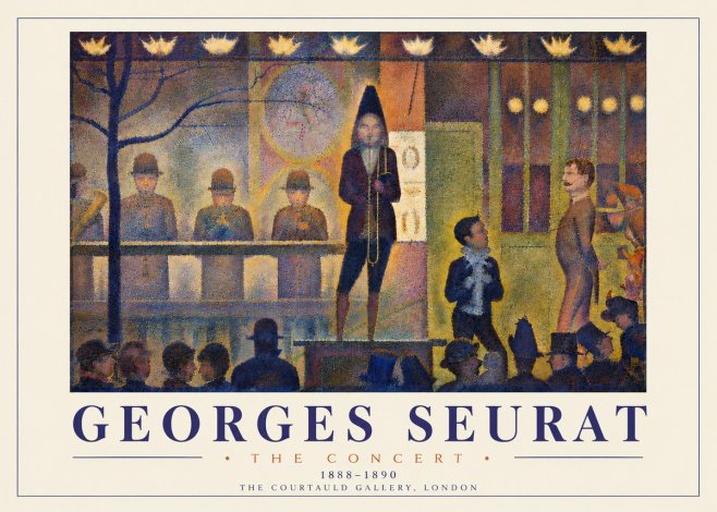 Seurat The Concert No6 - Póster