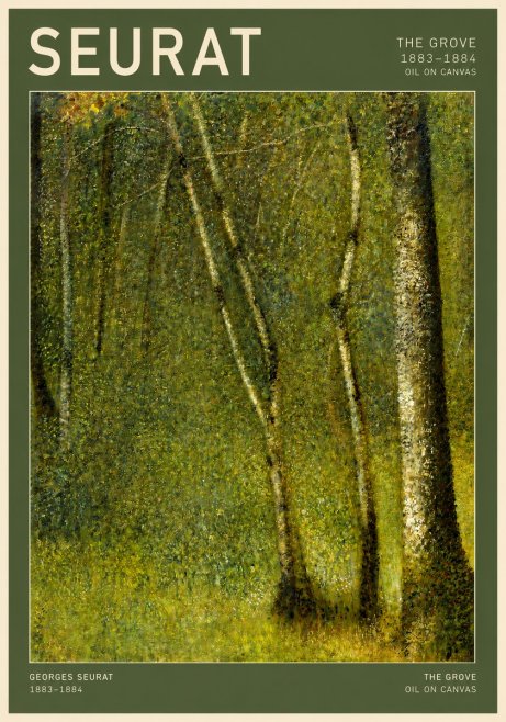 Seurat The Grove No2 - Póster