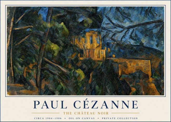Paul Cézanne The Château Noir No4 - Póster