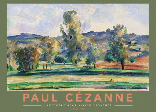 Paul Cézanne Landscape Near Aix-en-provence II No2 - Póster