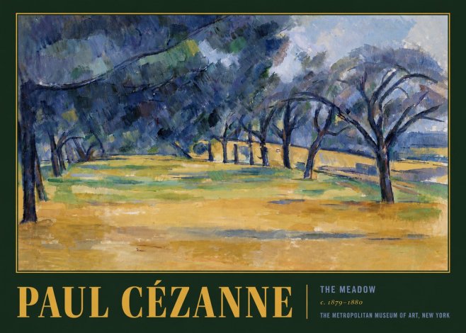Paul Cézanne The Meadow No6 - Póster