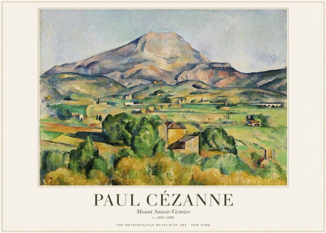 Paul Cézanne Mount Sainte-victoire No1 - Póster