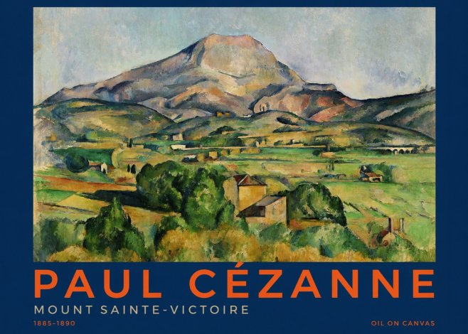 Paul Cézanne Mount Sainte-victoire No3 - Póster