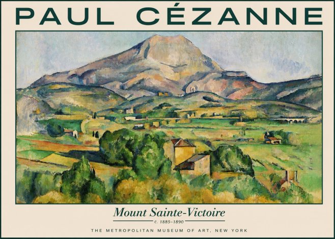 Paul Cézanne Mount Sainte-victoire No5 - Póster