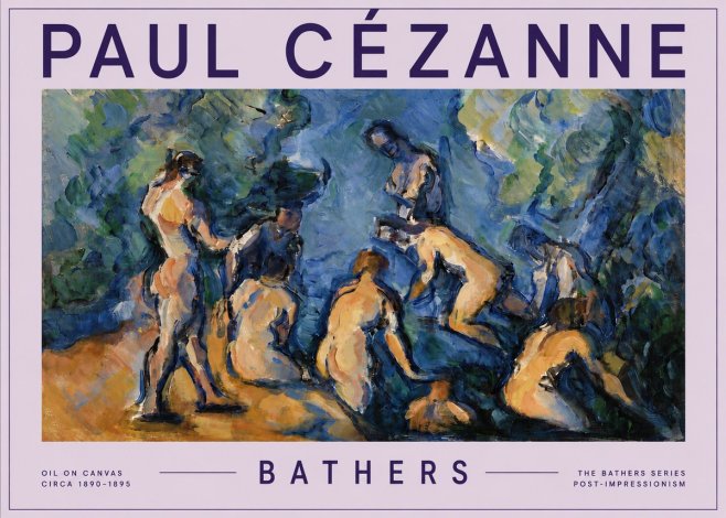Paul Cézanne Bathers I No5 - Póster