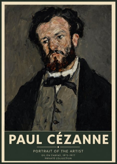 Paul Cézanne Portrait of the Artist I No2 - Póster