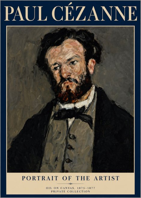 Paul Cézanne Portrait of the Artist I No4 - Póster