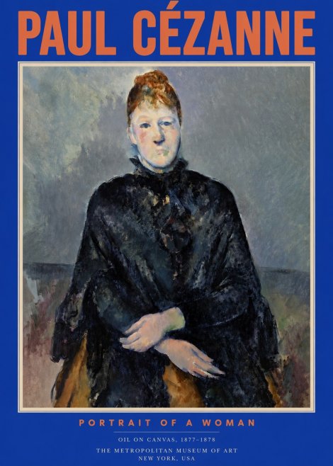 Paul Cézanne Portrait of a Woman I No2 - Póster