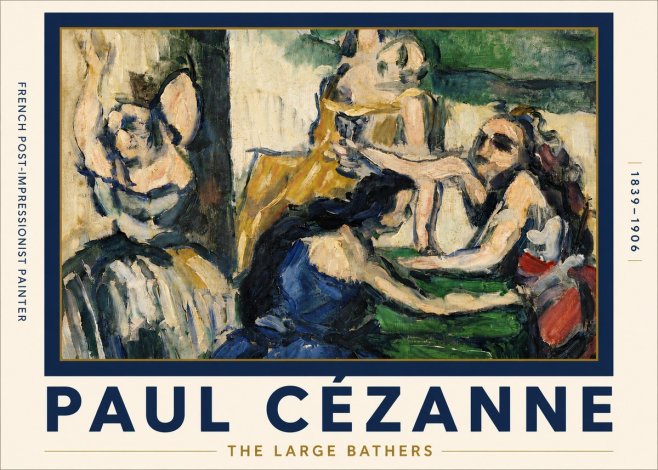 Paul Cézanne The Large Bathers II No5 - Póster