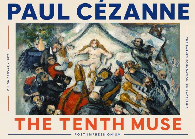 Paul Cézanne The Tenth Muse No5 - Póster