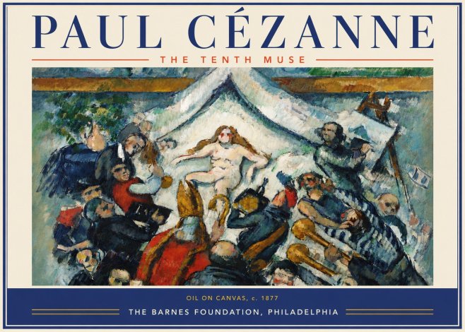 Paul Cézanne The Tenth Muse No6 - Póster