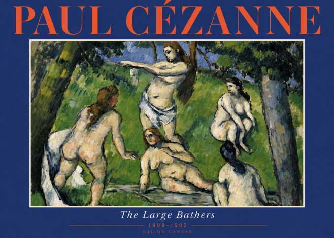 Paul Cézanne The Large Bathers III No6 - Póster